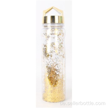 450 ml goldene doppelwandige Wasserflasche